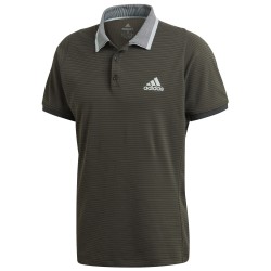 Men's Polo T-shirt Adidas Freelift Polo M - legend earth/green tint