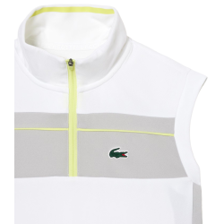 Women's polo T-shirt Lacoste Ripstop Piqu_ Tennis Polo - white/grey