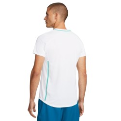 Men's Polo T-shirt Nike Spring Slam Ultimate Zip Polo M - white/black