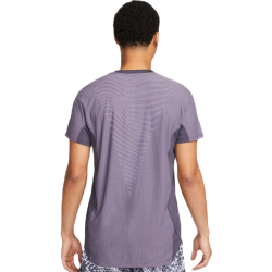 Men's Polo T-shirt Nike Dri-Fit Advantage Slam Tennis Polo - gridiron/white