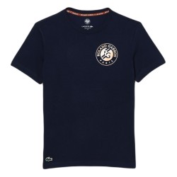 Men's T-shirt Lacoste Sport Roland Garros Edition Logo T-Shirt - navy blue