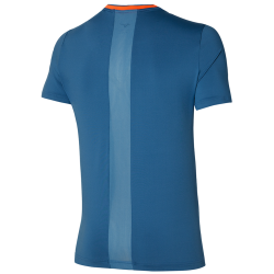 Men's T-shirt Mizuno Shadow Graphic Tee - blue ashes