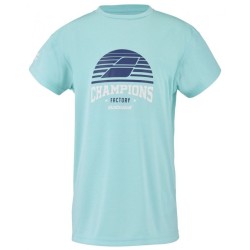 Boys' t-shirt Babolat Exercise Graphic Tee Boy - angel blue heather