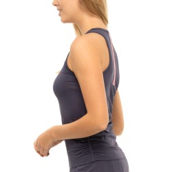 Women's top Lucky in Love Patch Me If You Can Patch Stripe Tank - concord