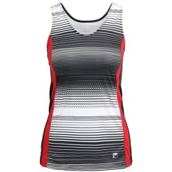 Women's top Fila Top Taria - black/white stripe