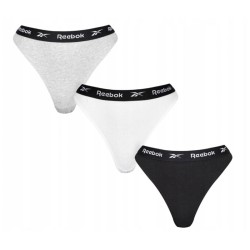 Women's panties Reebok Brief LOTTY Womens 3P - black/white/grey marl