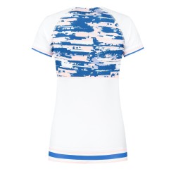 Women's T-shirt K-Swiss Tac Hypercourt Round Neck Top - white/print