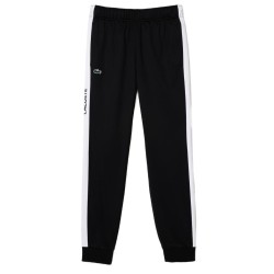 Men's trousers Lacoste Ripstop Tennis Sweatpants - black/white