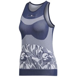 Women's top Adidas by Stella McCartney Seamless Tank - night indigo