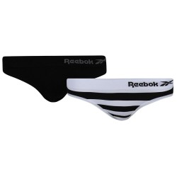 Women's panties Reebok Womens Seamless Brief RAINA 2P - grey marl/white/stripe
