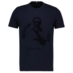 Men's T-shirt Le Coq Heritage Tee No.2 FW22 - sky capitan