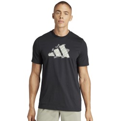 Men's T-shirt Adidas Tennis Logo Slam Graphic T-Shirt - black