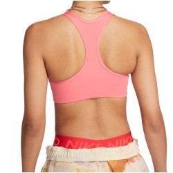 Women's bra Nike Swoosh Bra - coral chalk/white
