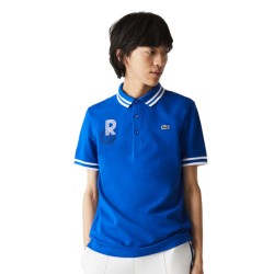 Men's Polo T-shirt Lacoste Roland Garros Men Polo - blue/white/blue