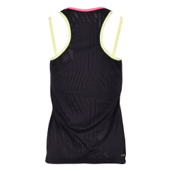 Women's top Lotto Superrapida W V Tank PL - all black