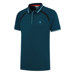 Men's Polo T-shirt K-Swiss Tac Hypercourt Polo 5 - blue opal