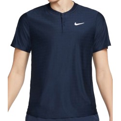 Men's Polo T-shirt Nike Court Dri-Fit Advantage Polo - obsidian/obsidian/white