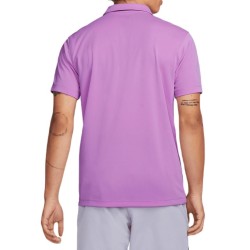 Men's Polo T-shirt Nike Court Dri-Fit Solid Polo - rush fuchsia/white