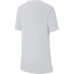 Boys' t-shirt Nike B NSW Tee Just Do It Swoosh - white/university red