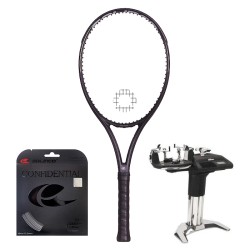Tennis racket Solinco Blackout 265 + string + stringing