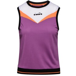 Women's top Diadora L. Tank Clay - violet zircon