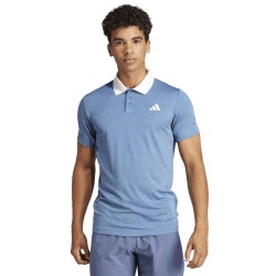 Men's Polo T-shirt Adidas Club Tennis Freelift Polo Shirt - preloved ink/blue burst