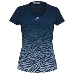 Women's T-shirt Head Tie-Break T-Shirt W - dark blue/print vision