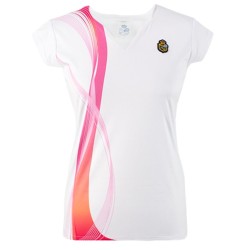 Women's T-shirt Monte-Carlo Rolex Masters M.C.C. Print T-Shirt - white