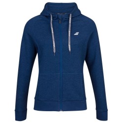 Women's jumper Babolat Exercise Hood Jacket Women - estate blue heather