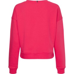 Women's jumper Tommy Hilfiger Regular C-NK Sweatshirt - pink splendor
