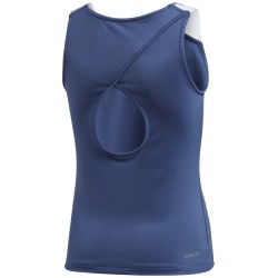 Girls' T-shirt Adidas G Keyhole Tank - tech indigo/shock yellow