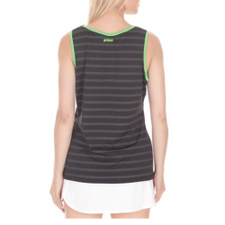 Women's top Prince Tank Top - black/green