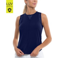 Women's top Lucky in Love Luv Chill Out Tank Women - midnight