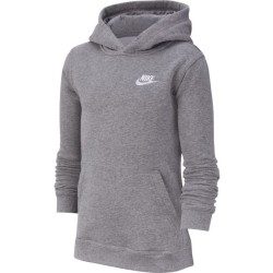 Boys' jumper Nike Sportswear Club PO Hoodie B - carbon heather/white