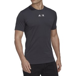 Men's T-shirt Adidas New York Printed Tee - carbon