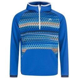 Men's Jumper Head Topspin Hoodie - french blue/prin