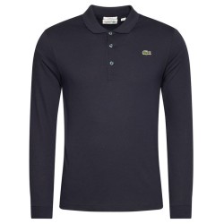 Men's Polo T-shirt Lacoste SPORT Long Sleeve Polo - navy