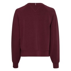 Women's jumper Tommy Hilfiger RLX Sueded Modal C NK Sweatshirt - sueded rouge
