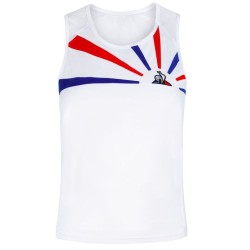 Women's top Le Coq Sportif TENNIS Debardeur 20 N.O. W - white/cobalt/red