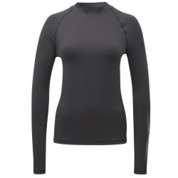 Women's long sleeve T-shirt Reebok Thermowarm Touch Graphic Base Layer - black