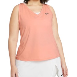 Women's top Nike Court Dri-Fit Victory Tank Plus Line W - arctic orange/black/black