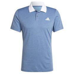 Men's Polo T-shirt Adidas Club Tennis Freelift Polo Shirt - preloved ink/blue burst