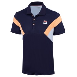 Men's Polo T-shirt Fila Polo Adrian - navy