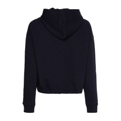 Women's jumper Tommy Hilfiger Relaxed Polka Dot Hoodie - desert sky polka dots