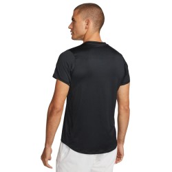 Men's T-shirt Nike Men's Dri-Fit Advantage Crew Top - black/white