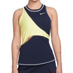 Women's top Nike Court Dri-Fit Slam Tennis Tank W - obsidian light zitron/white