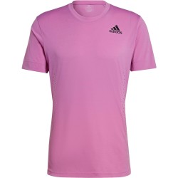 Men's T-shirt Adidas Tennis New York Tee - semi pulse lilac