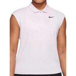 Women's polo T-shirt Nike Court Dri-Fit Victory Polo W - regal pink/black