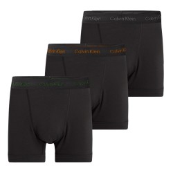Men's Boxers Calvin Klein Cotton Stretch Trunk 3P - b-faded grey-samba/evergreen logo