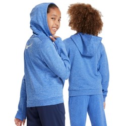 Boys' jumper Nike Therma-FIT Multi+ Full-Zip Training Hoodie - game royal/polar/white